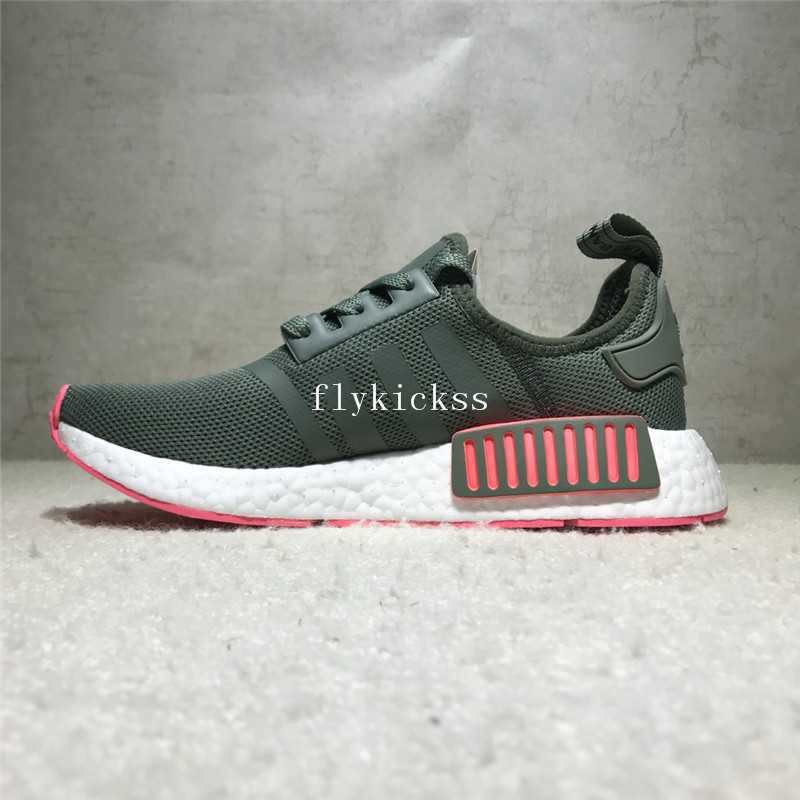 Real Boost Adidas NMD R1 Green